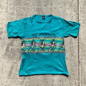 Vintage 1990 Honolulu Marathon Finisher Shirt‎